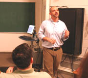 Dr. Matt Fleenor giving a lecture